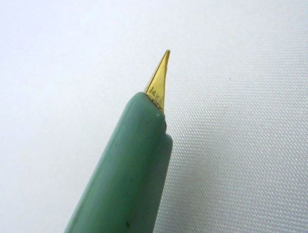万年筆 PILOT パイロット ペン先 14K モスグリーン レトロ