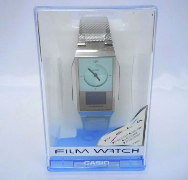 カシオ CASIO ペラ PELA フィルムウォッチ FILM WATCH アナデジ FS-104 腕時計 未使用