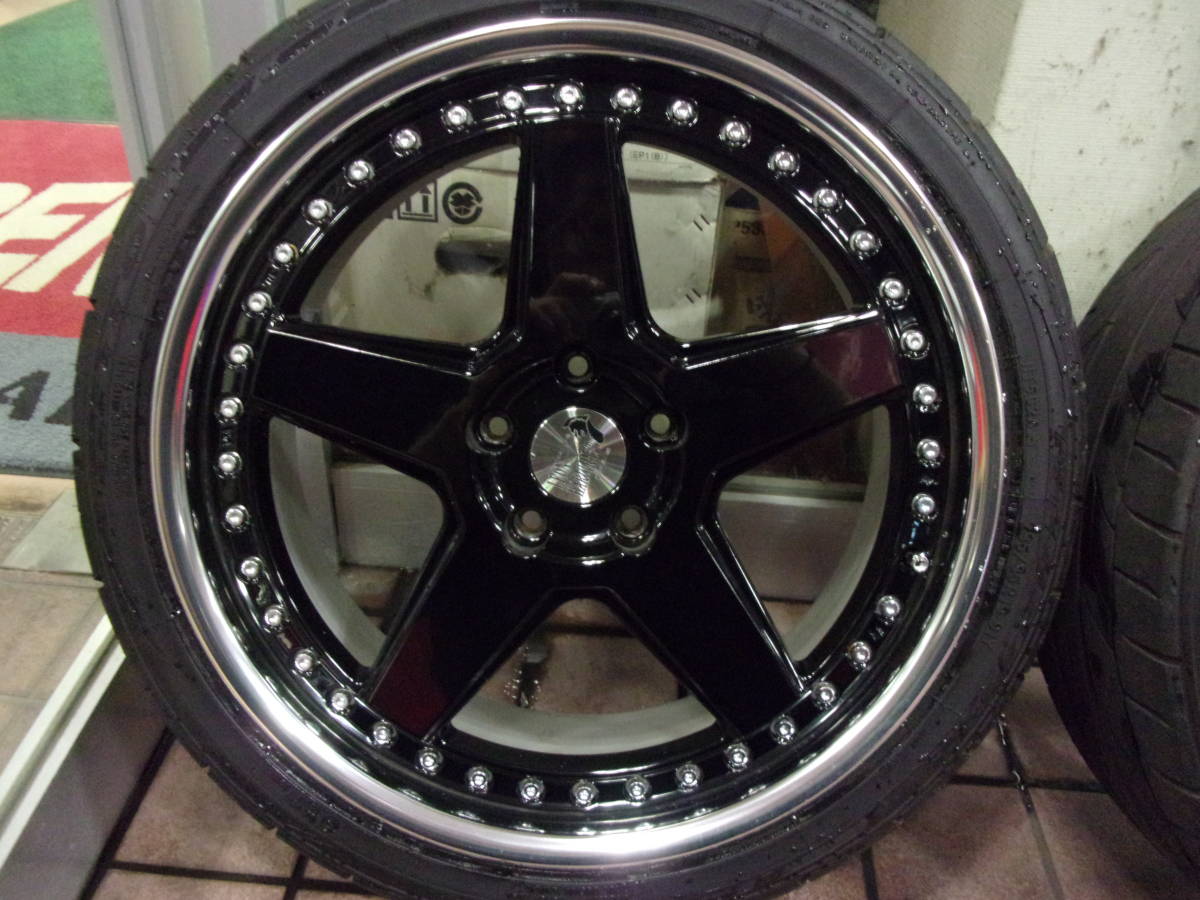 信頼 D0243 美品 レオンハルト グラウベ FACE1 8J 42 NITTO 235 35R19