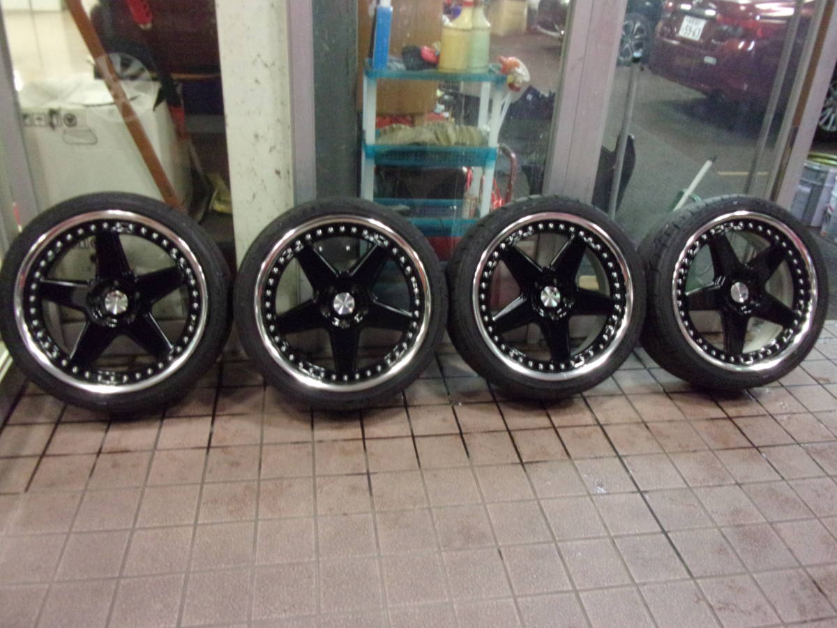 信頼 D0243 美品 レオンハルト グラウベ FACE1 8J 42 NITTO 235 35R19