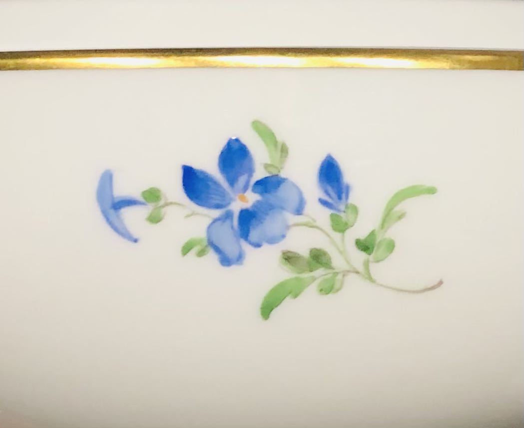 Meissen マイセン/※1級品 大型サイズ12.5cm 豪華フラワーブーケ 蓋物