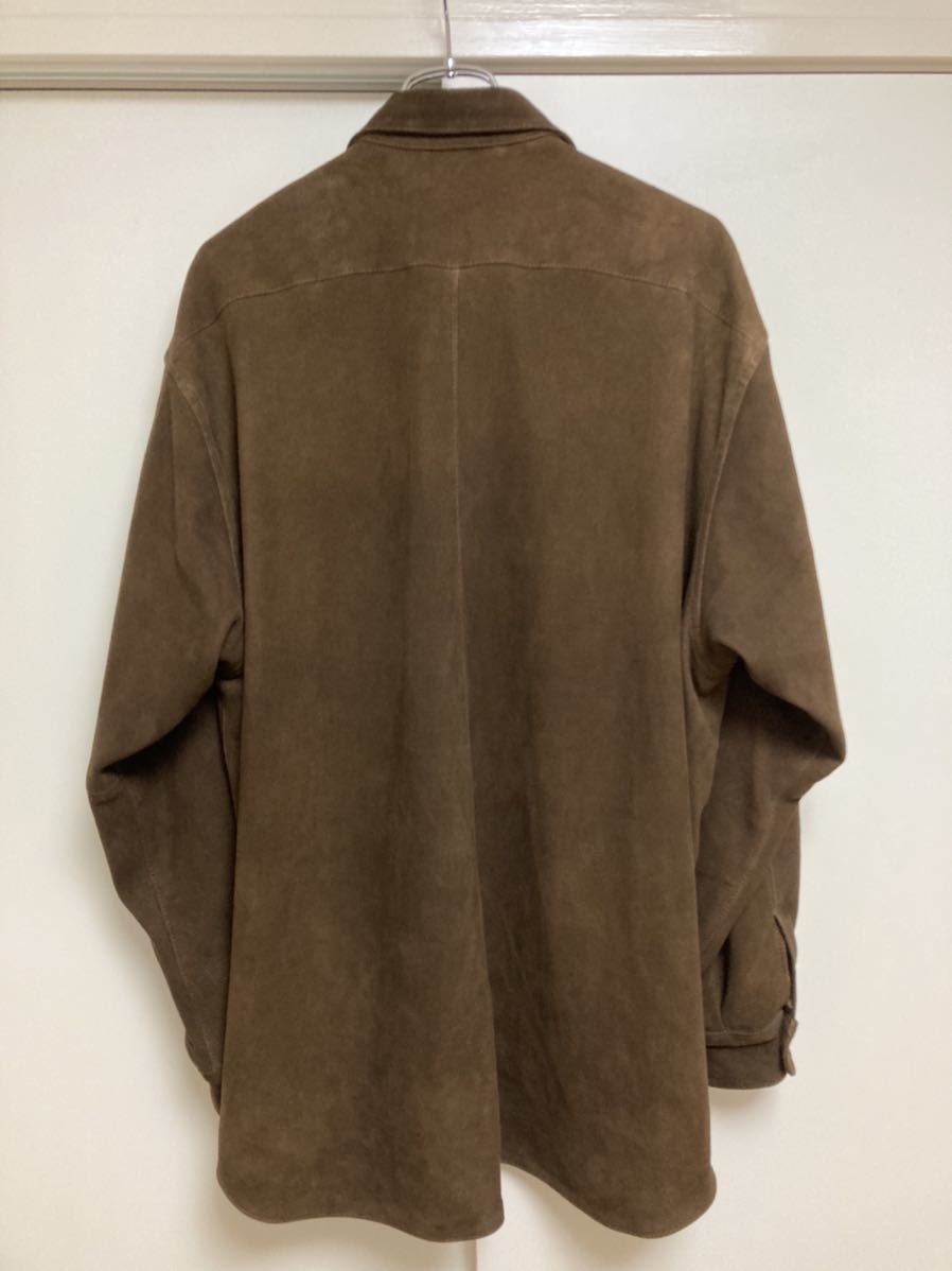 新品未使用【COMOLI / コモリ】SUEDE SHIRT size3 スエードシャツ 21aw 長谷川昭雄 ah レショップ レザー 即日配送 comoli 21aw スウェードレザーシャツ SIZE3 レザージャケット