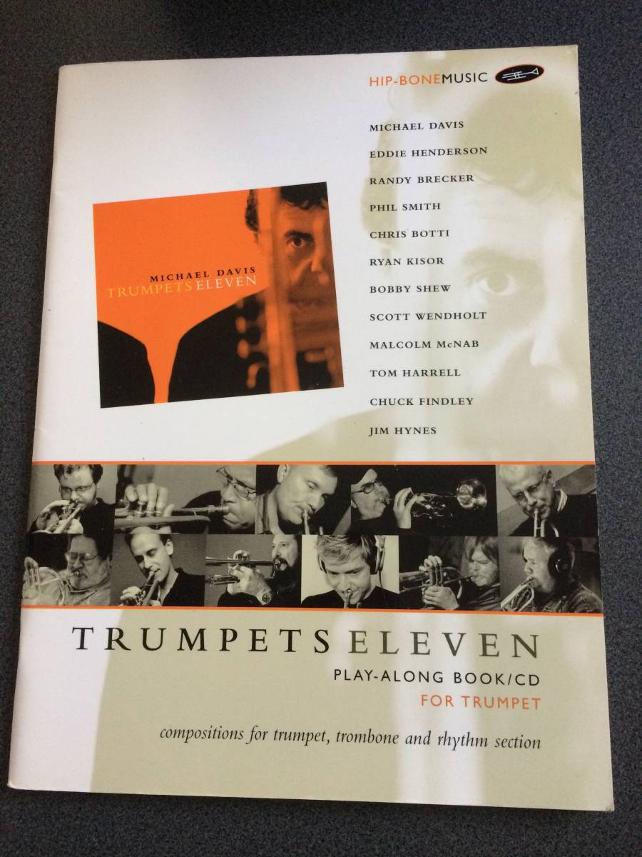 ♪♪TRUMPETS ELEVEN/Play-along Book トランペット・楽譜 教則本 マイケル・デイヴィス♪♪_画像1