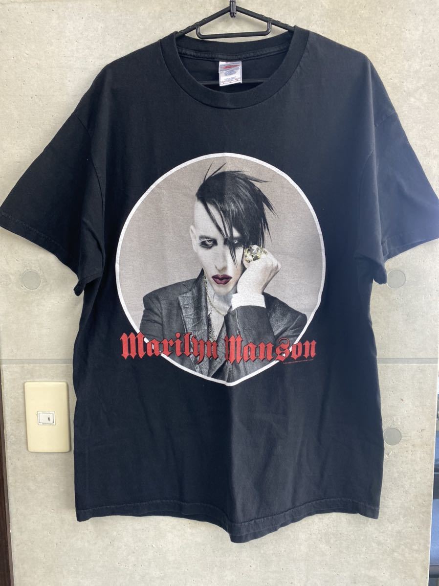 【初回限定】00'S 当時物MARILYN Manson Tシャツ　ヴィンテージ　サイズL