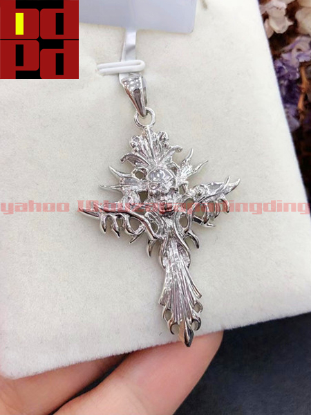 [ permanent gorgeous ] men's lady's platinum pendant [ white gold .. 10 character Cross ] luck with money better fortune yellow gold . thing memory day birthday present -ply 17g proof attaching C06