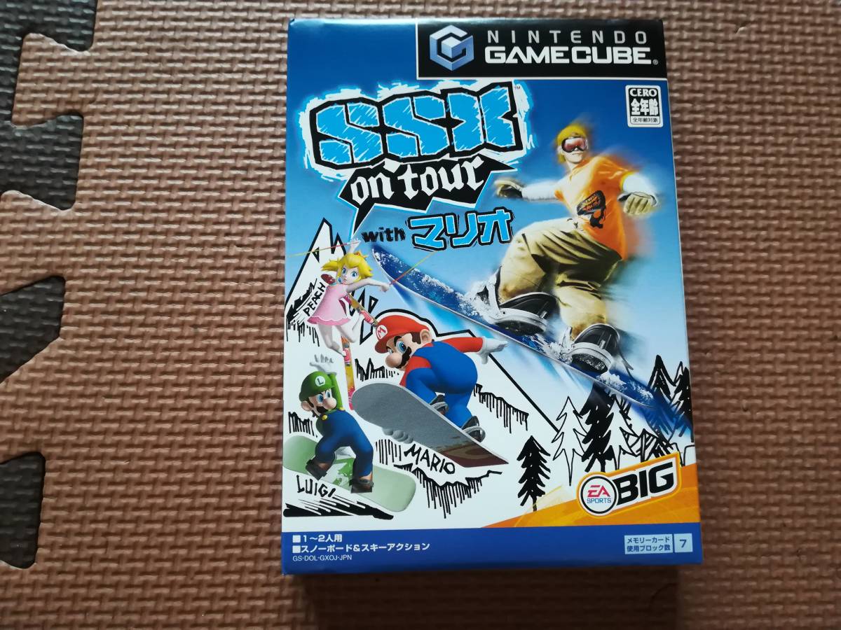 【中古良品・盤面良好】GC　SSX オン ツアー with マリオ　　はがきあり　　同梱可_画像1