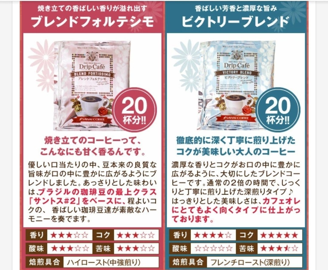 澤井珈琲 & KEY COFFEE９種 22袋 飲み比べセット ドリップバッグコーヒー