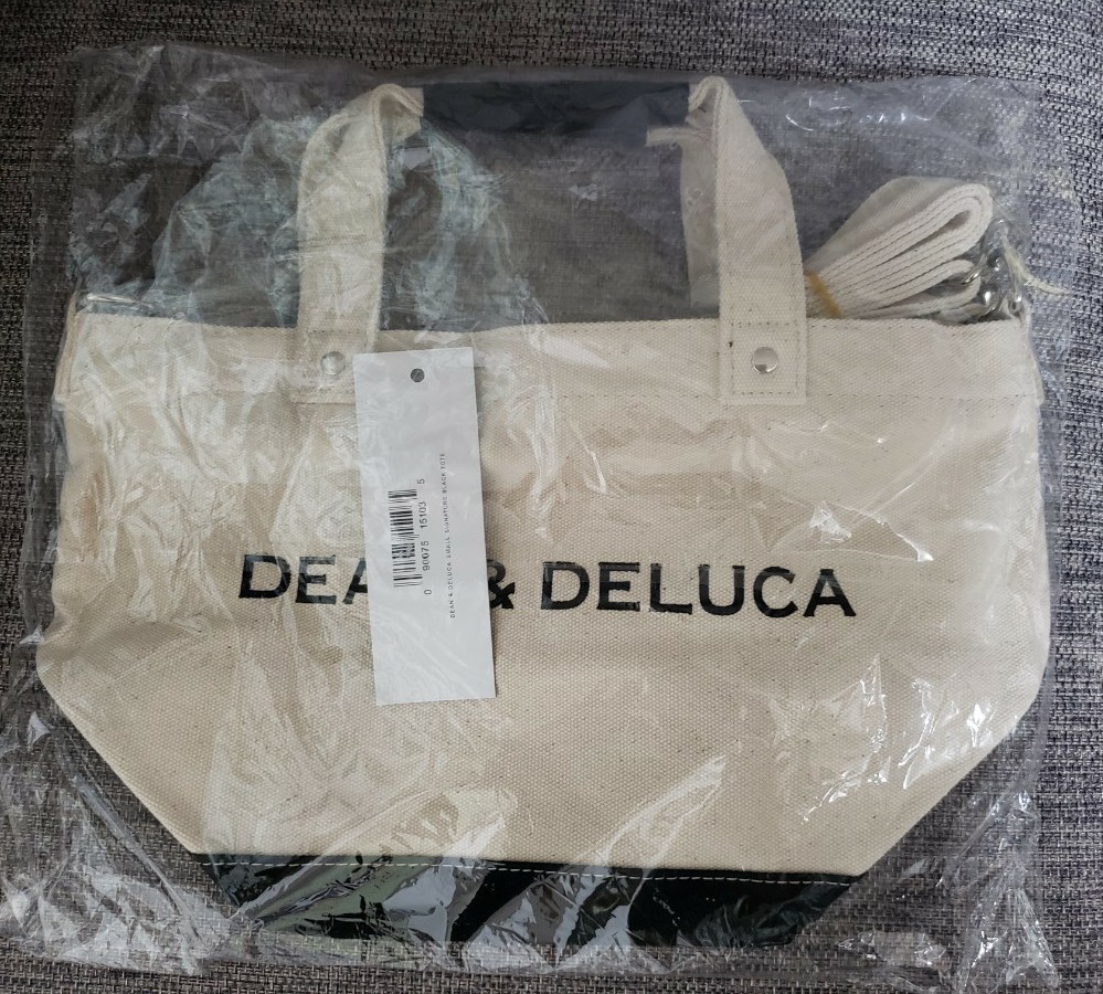 DEANDELUCA [ディーン＆デルーカ] トートバッグ レディース ショッピングバッグ エコバッグ 買い物 おしゃれ  白 