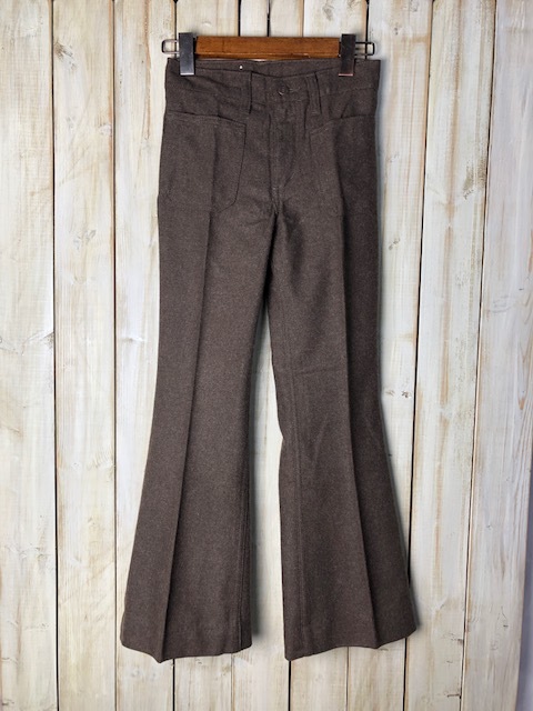USA deadstock 60s~70s BIG'E Levis ウール フレアパンツ USA deadstock 60s~70s BIG'E Levis ウール フレアパンツ