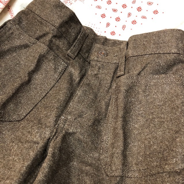 USA deadstock 60s~70s BIG'E Levis ウール フレアパンツ USA deadstock 60s~70s BIG'E Levis ウール フレアパンツ