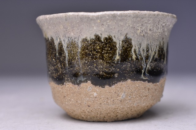 激安超安値 斑唐津ぐい呑 西岡小十 丸 作 陶芸 ② 期間限定5/15まで