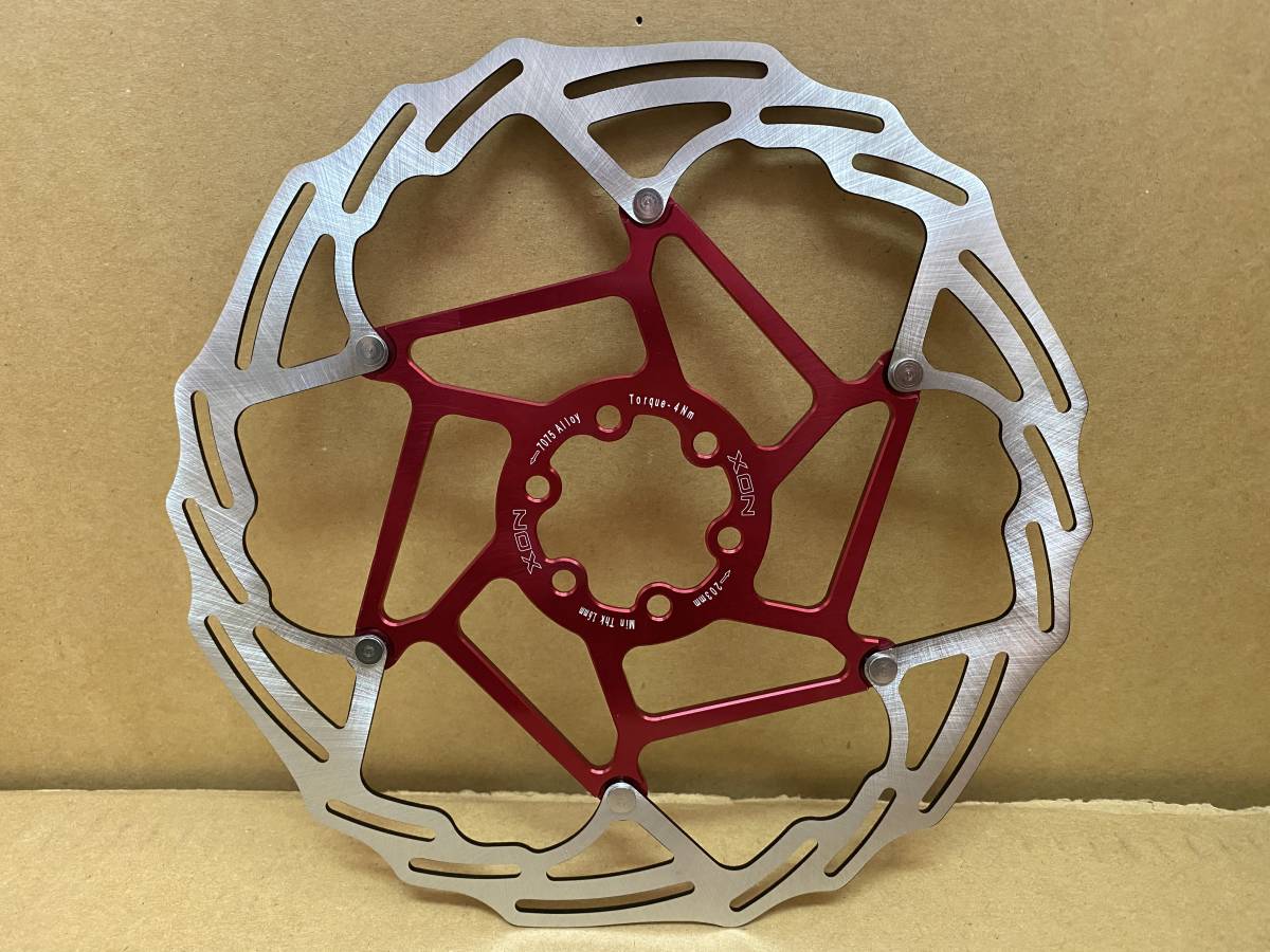 100%本物 XON 2ピースディスクローター 203mm レッド 新品未使用 MTB ダウンヒル カスタムパーツ ディスクブレーキ 100%本物 XON 2ピースディスクローター 203mm レッド 新品未使用 MTB ダウンヒル カスタムパーツ ディスクブレーキ