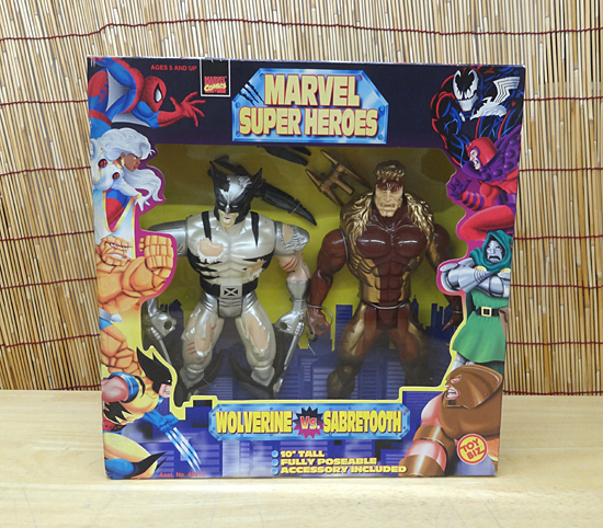 未開封 TOYBIZ MARVEL SUPER HEROES WOLVERINE VS SABRETOOTH フィギュア マーベル ウルヴァリン セイバートゥース アメコミ 札幌市_画像1