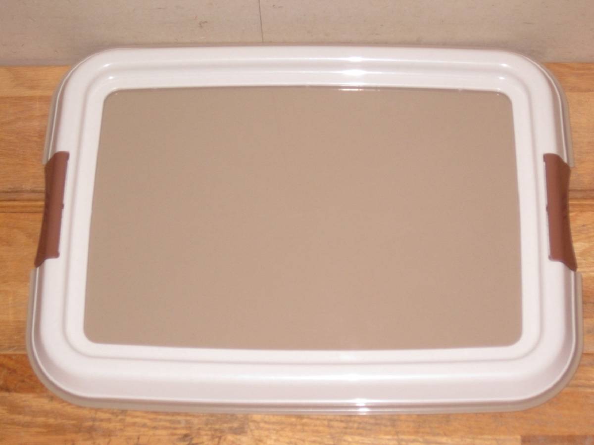  free shipping pet tray width 49cm depth 36.5cm box less . unused long-term keeping goods for small dog pet toilet 