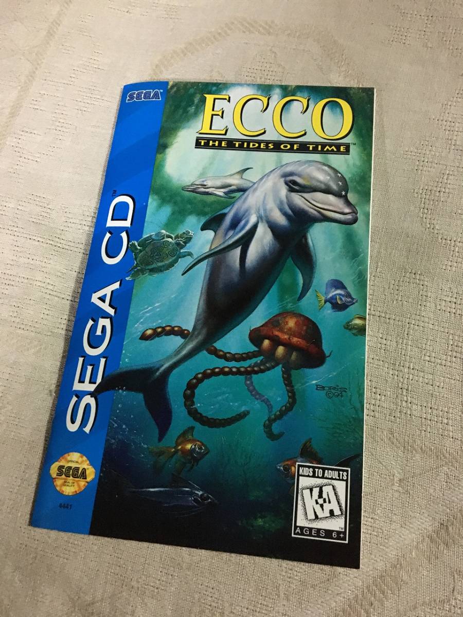  утиль / за границей / Северная Америка / Sega CD Ecco: The Tides of Time eko -* The * Dolphin 2