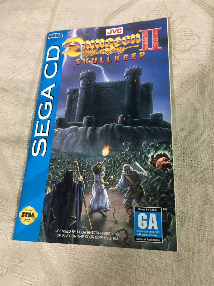  утиль / за границей / Северная Америка / Sega CD Dungeon Master II: The Legend of Skullkeep Dan John тормозные колодки II