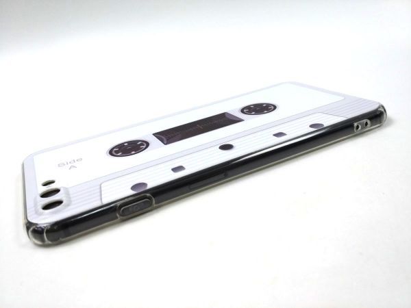 iPhone 7 Plus/8 Plus レトロ カセットテープ風 ケース カバー 薄型TPU ホワイト_画像6