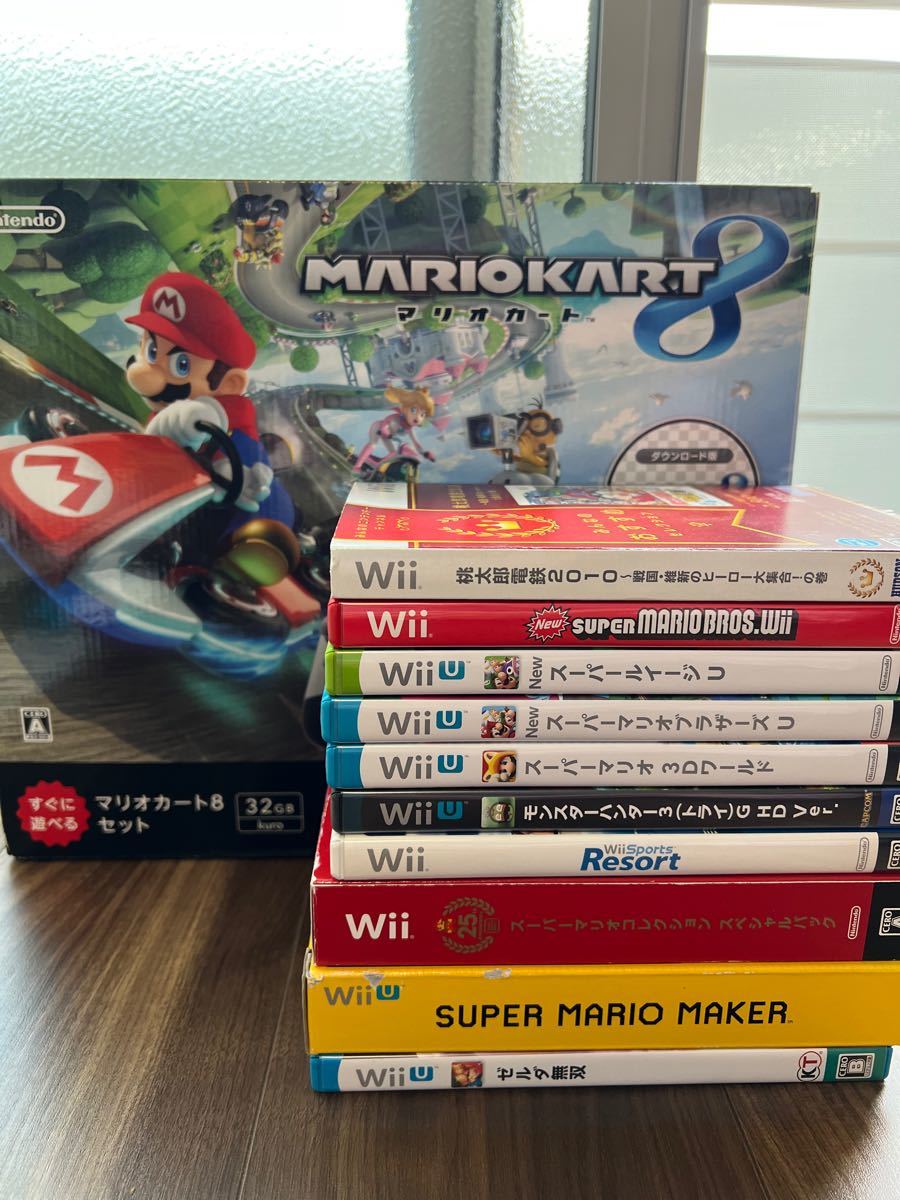 Nintendo Wii U 32GB kuro ソフト 10本セット