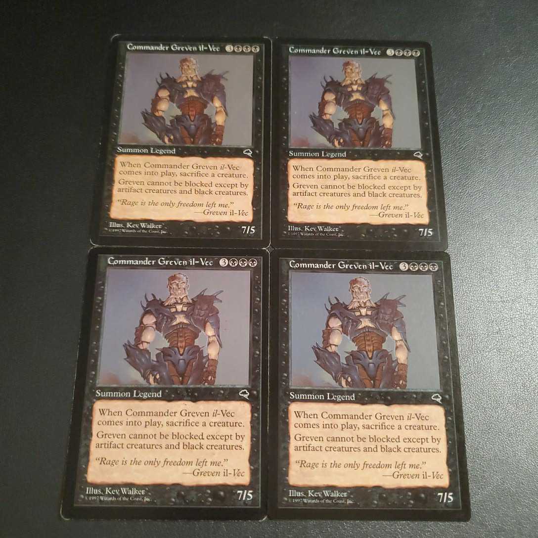 ヤフオク Mtg 司令官グレヴェン イル ヴェク 英語 4枚セ ヤフオク Mtg 司令官グレヴェン イル ヴェク 英語 4枚セ