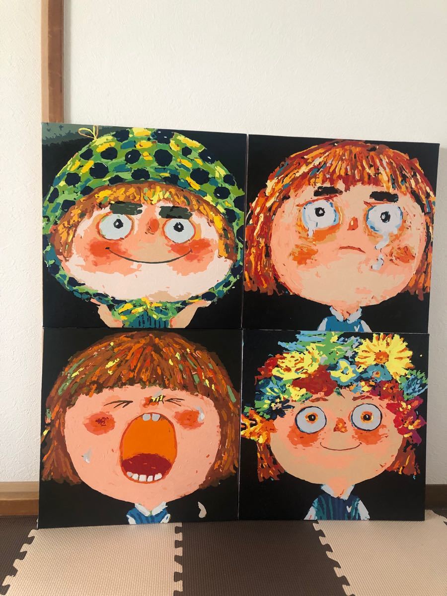 手描き油絵画レプリカ 肉筆絵画 手描き油絵画レプリカ 肉筆絵画 3幅