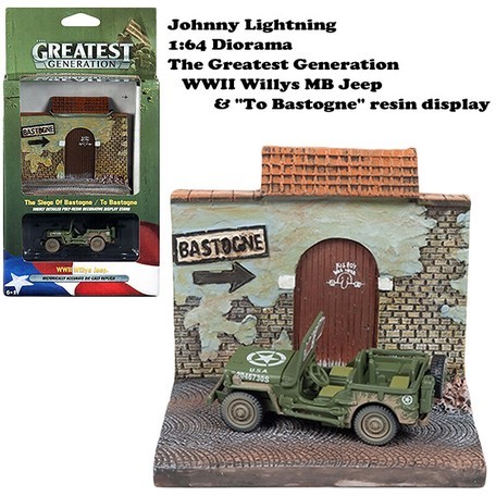 JOHNNY LIGHTNING 【在庫あり　即納】 1:64 WWII Willys 最大53％オフ MB Jeep ミニカー 