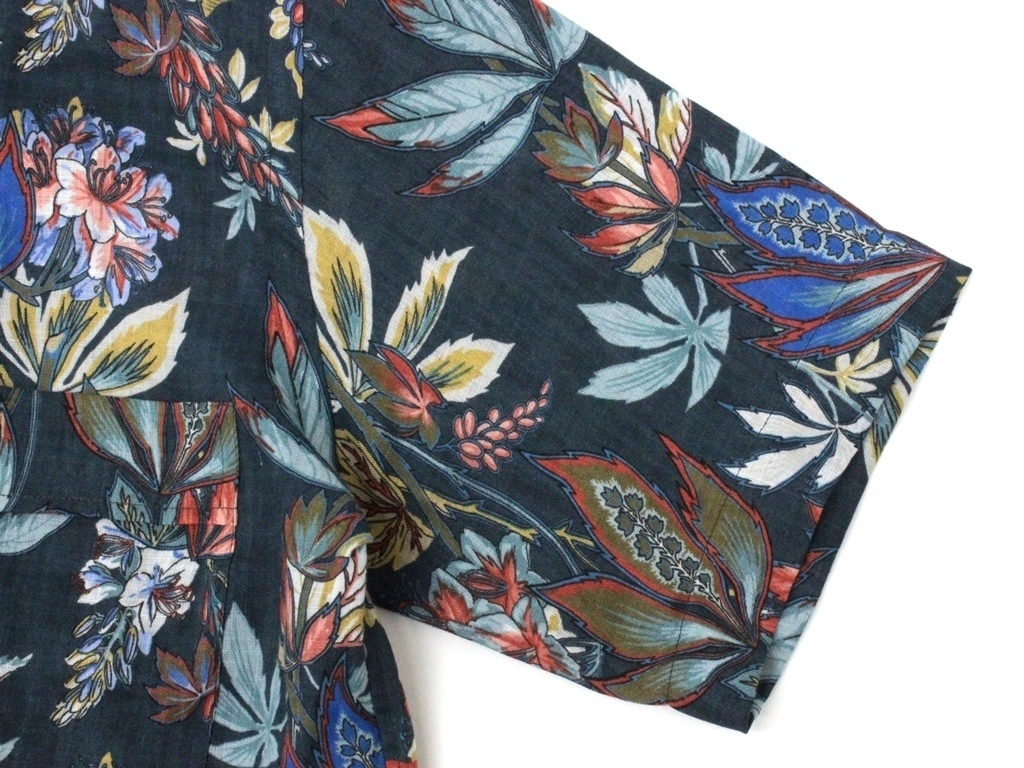□新品8万!【エトロ感満載◎】ETROエトロ/ボタニカル総柄リネン100