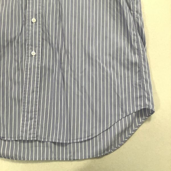 良品 Maker’s Shirt メーカズシャツ 鎌倉シャツ ストライプシャツ メンズ 45-85 ブルーストライプ_画像5