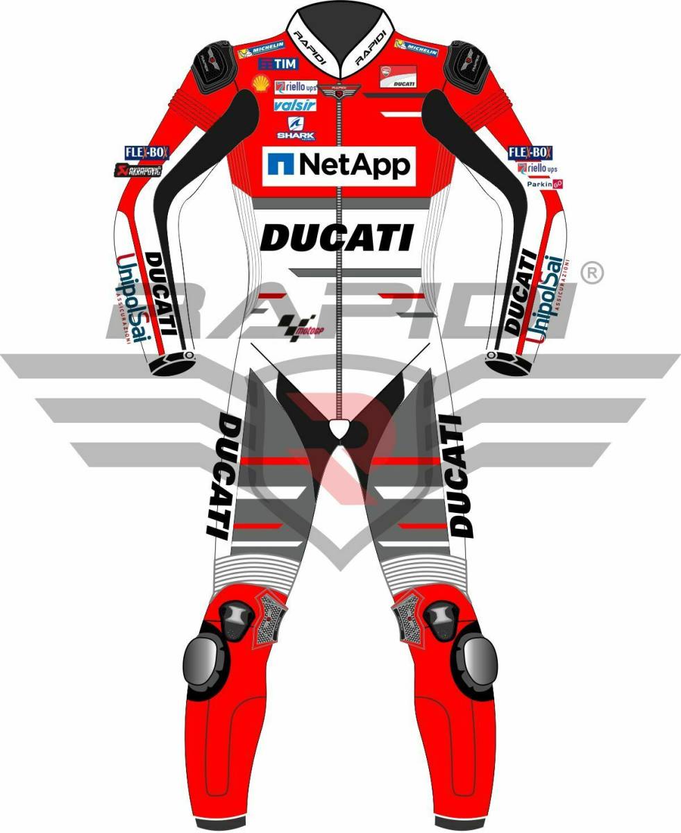 海外　限定品　送料込み ホルヘ・ロレンソ　ドゥカティ　 DUCATI 2018 MOTOGP レーシングレザースーツ　サイズ各種 　レプリカ
