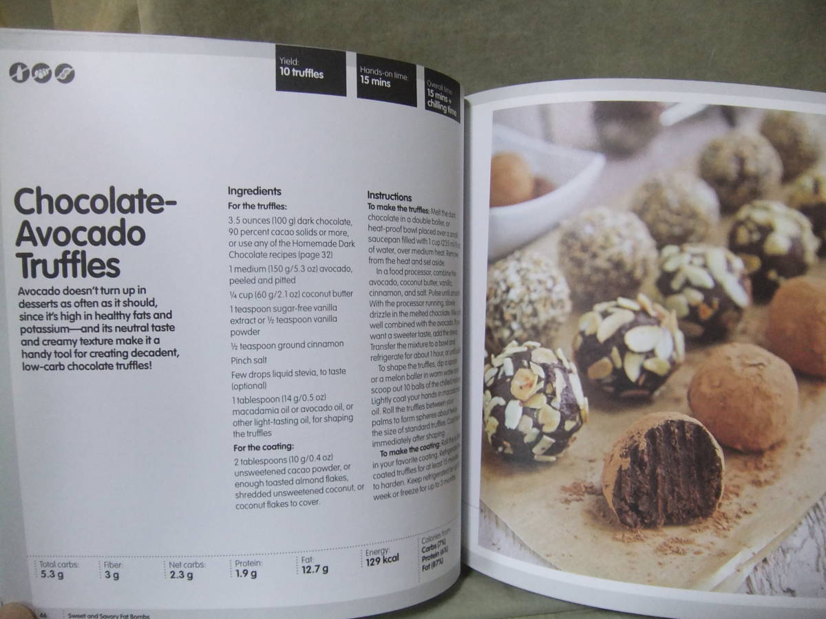*Sweet and Savory Fat Bombs: 100 Delicious Treats for Fat Fasts, Ketogenic, Paleo, and Low-Carb Diets *Martina Slajerova