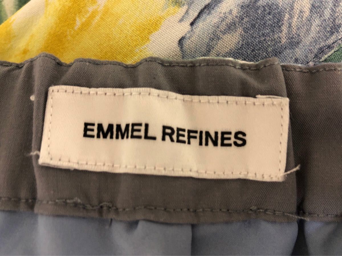 2021新作 即完売 EMMEL REFINES ボカシプリント ロングスカート