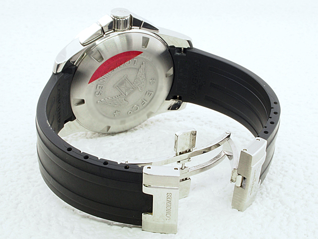 富士屋◆送料無料◆ロンジン LONGINES ハイドロコンクエスト L3.662.4 クロノグラフ メンズ 自動巻 腕時計