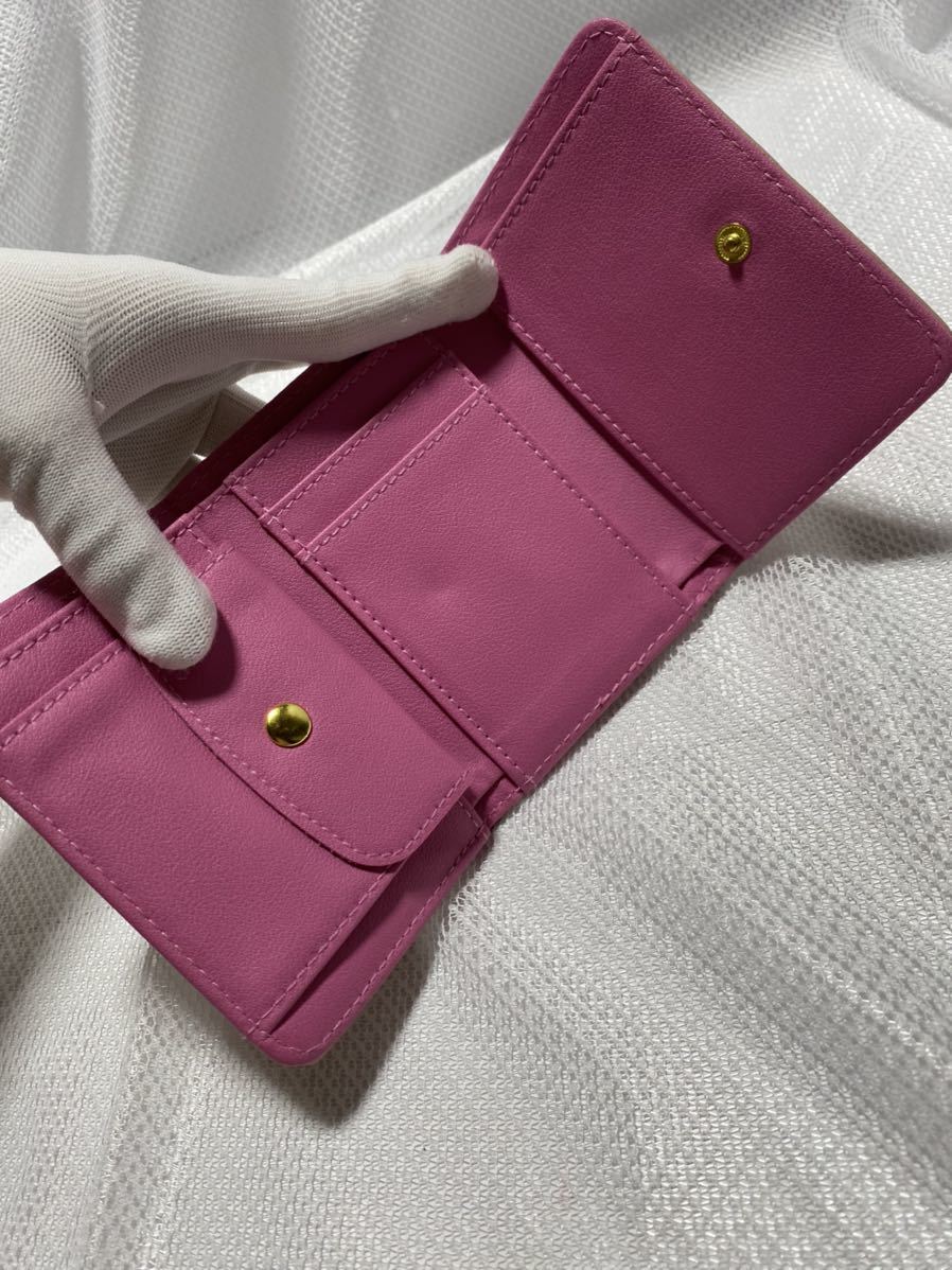 JILLSTUART ジルスチュアート 三つ折り財布 ミニ財布 ピンク JILLSTUART ジルスチュアート 三つ折り財布 ミニ財布 ピンク