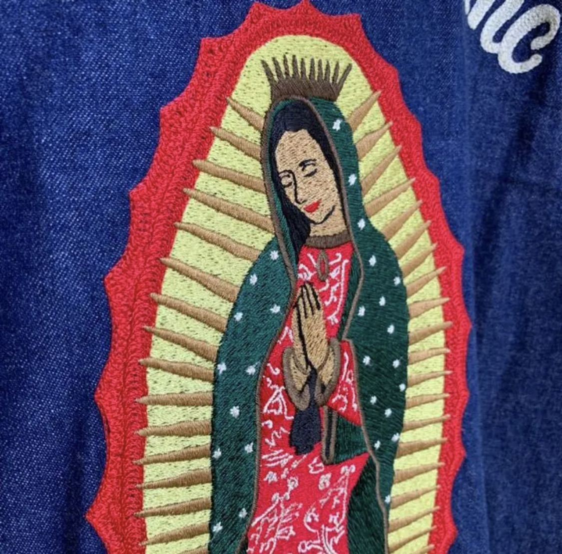 人気のマリア刺繍 ワコマリア デニムシャツ ウエスタン マリア 人気のマリア刺繍 ワコマリア デニムシャツ ウエスタン マリア