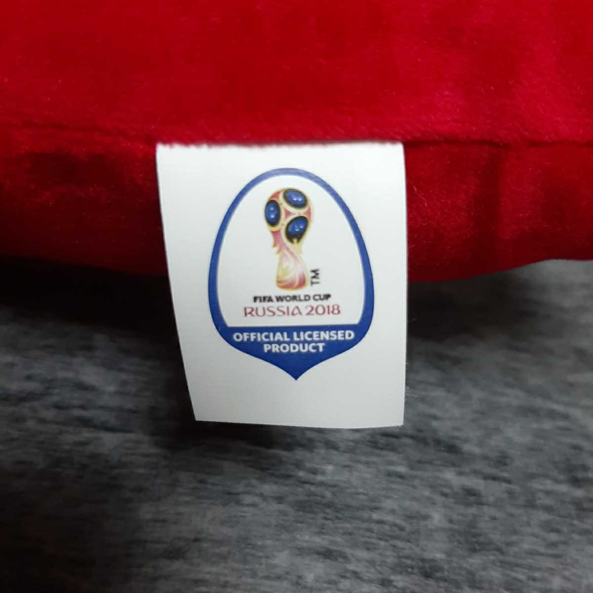 ザビワカ クッション赤 2018 FIFA WORLD CAP RUSSIA 未使用品の画像6