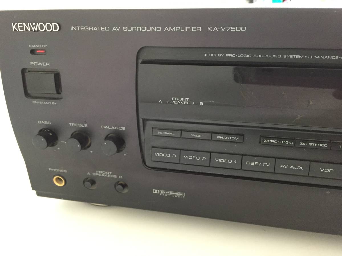 *^KENWOOD Kenwood KA-V7500 AV amplifier 