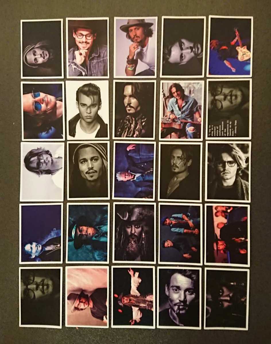 Johnny Depp Johnny *tep sticker 25 sheets 