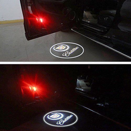  Cadillac LED Logo projector door courtesy lamp SRX ATS XT5 XTS original exchange type emblem Mark wellcome light 