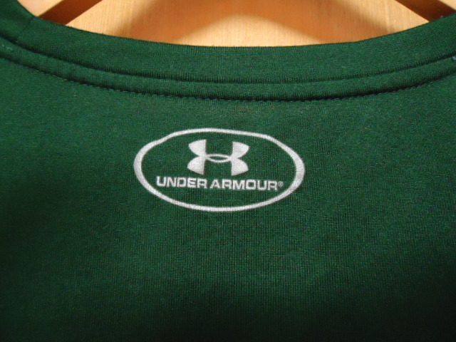  prompt decision Hawaii Under Armor Hawaii university basketball T-shirt . green color L poly- material 