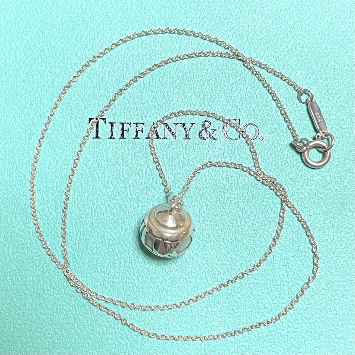 【希少・美品】ティファニー アトラス ボール ネックレス ペンダント　 TIFFANY&Co.