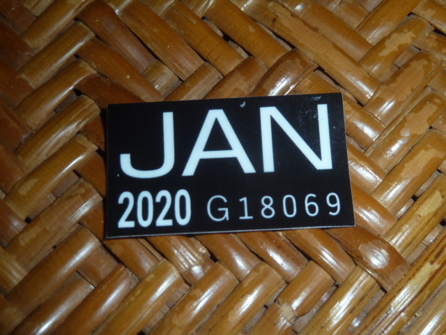 ハワイ レジストレーション 2020 2020年 JAN 1月 USDM HDM JDM US 最新 オリジナル レプリカ ステッカー オートチェック 自動車税 重量税_最新！2020年レジストレーションレプリカ！