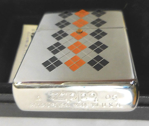 ☆ジッポー◆11-2546-1◆zippo ダイヤ柄石入◆_画像2