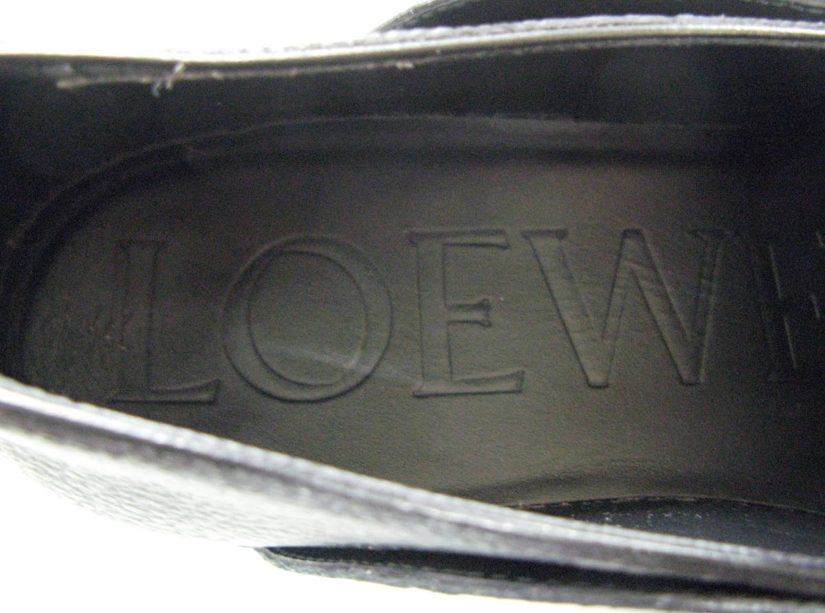 ロエベ LOEWE＊クロコ型押し スリッポン ローファー 38 未使用 展示品 （ 靴 シューズ パンプス LOEWE Ladie's Leather Shoes Brand New 38_画像5