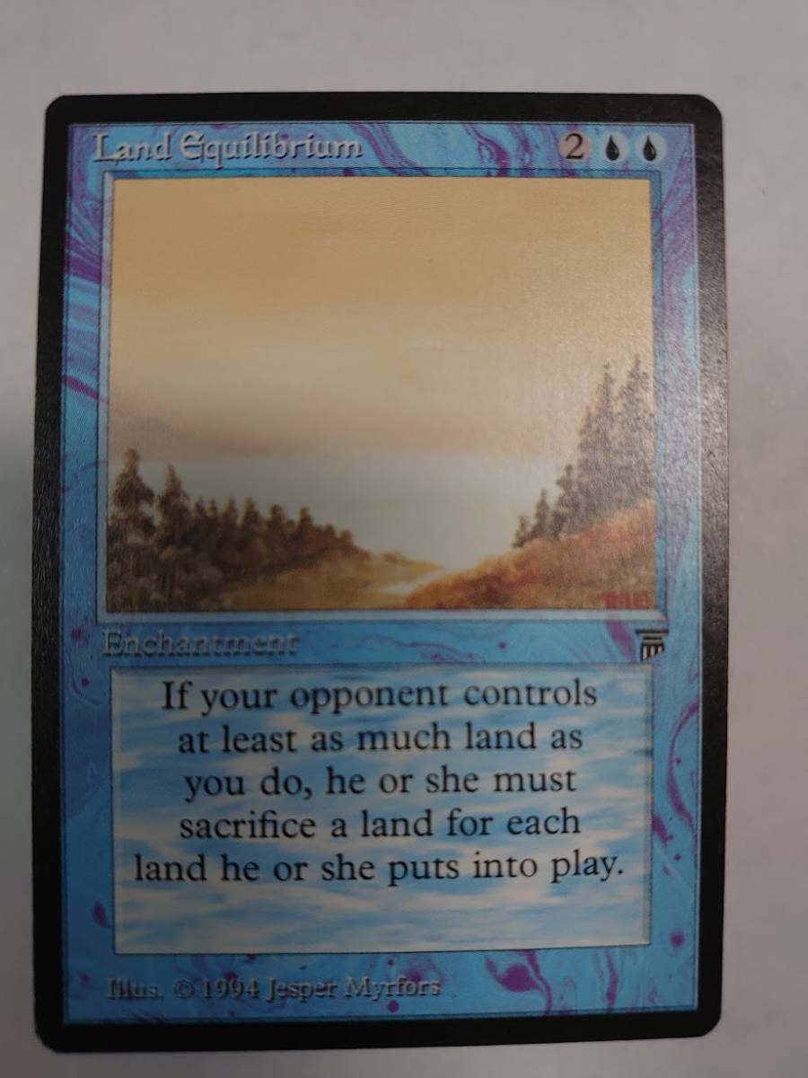 MTG　Land Equilibrium　英語版　LEG　青　R_画像1