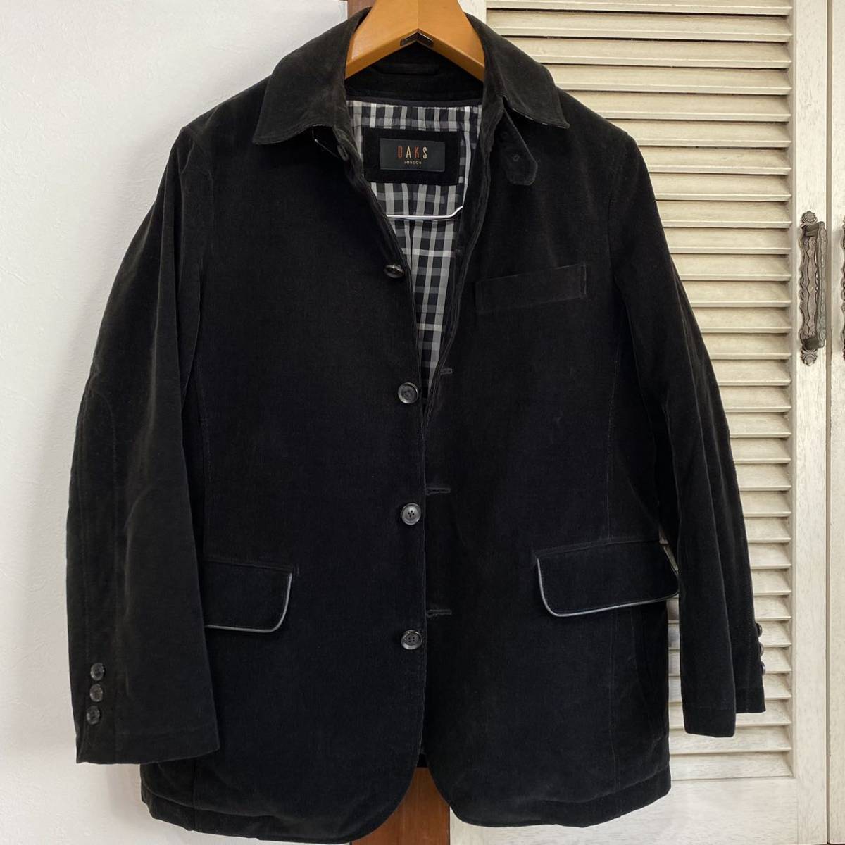 爆売り!】 コーデュロイ チェック柄 ダックス◇ライナー付き DAKS