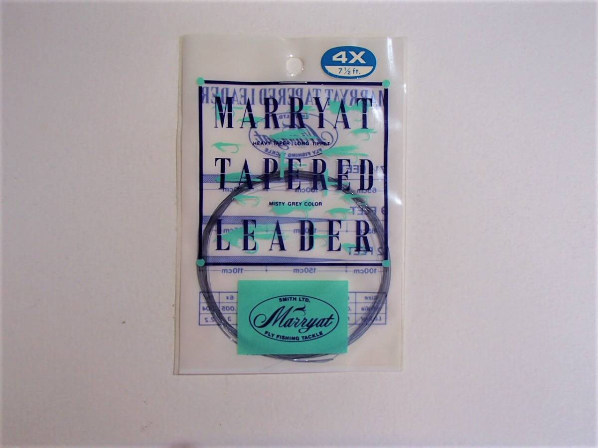 【新品】テムコ　MARRYAT　　TAPERED　LEADER　4X　71/2（225ｃｍ）