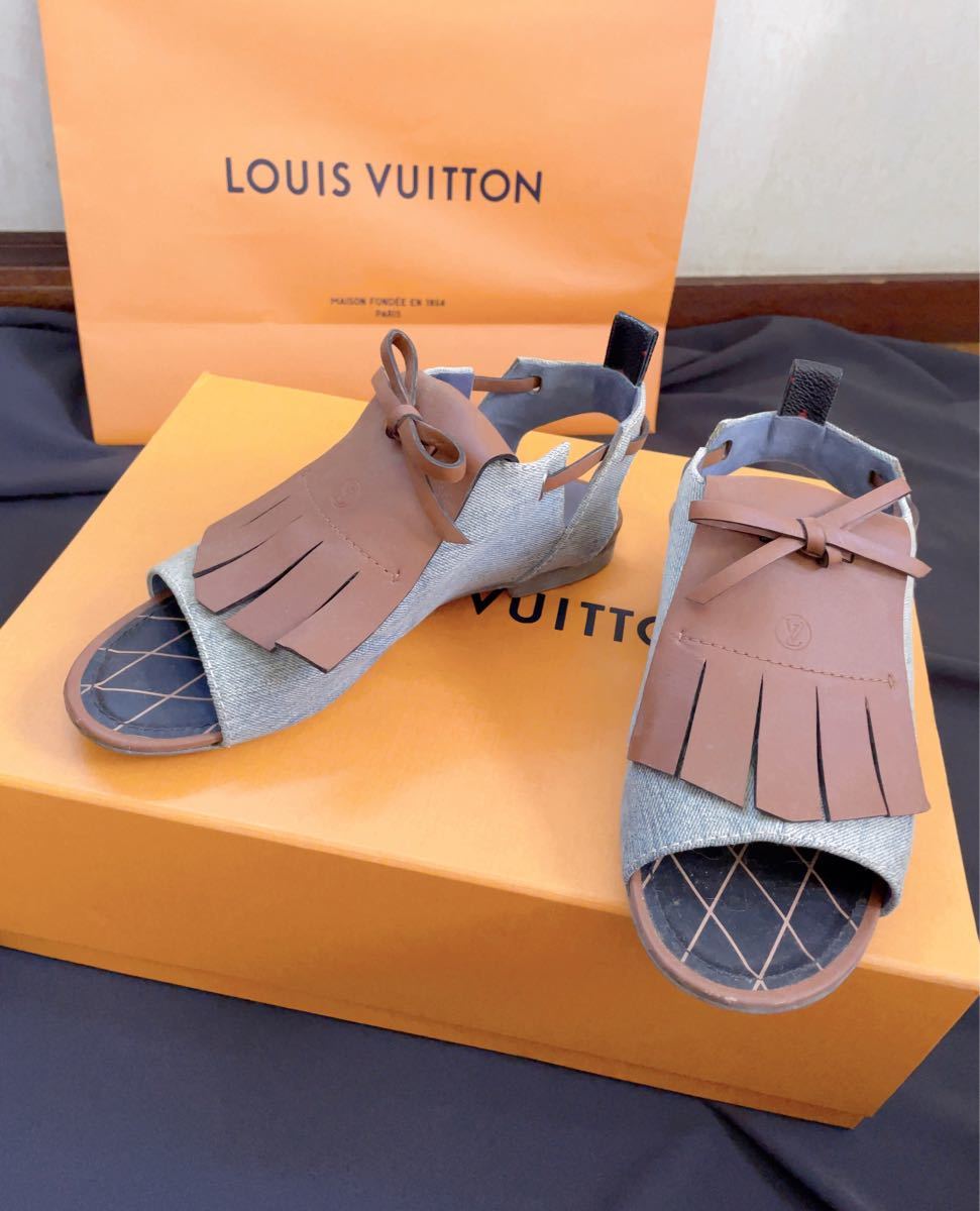 けがござい】 LOUIS VUITTON - 定価12万1回着用のみ☆ルイヴィトン