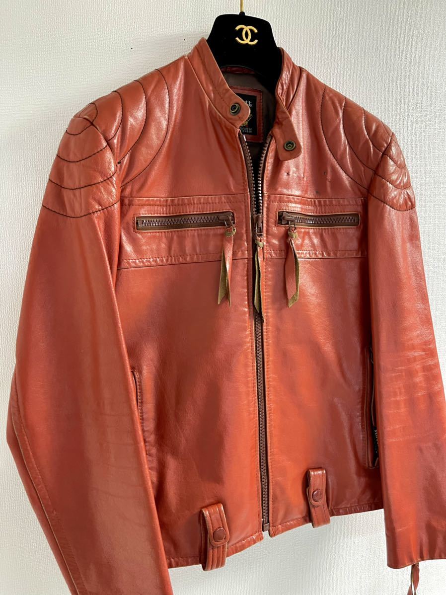 Schott ショット シングルライダースジャケット 牛革 sizeS Schott ショット シングルライダースジャケット 牛革 sizeS