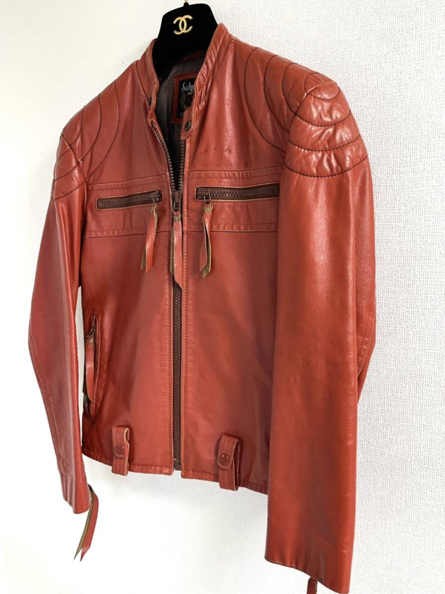 Schott ショット シングルライダースジャケット 牛革 sizeS Schott ショット シングルライダースジャケット 牛革 sizeS