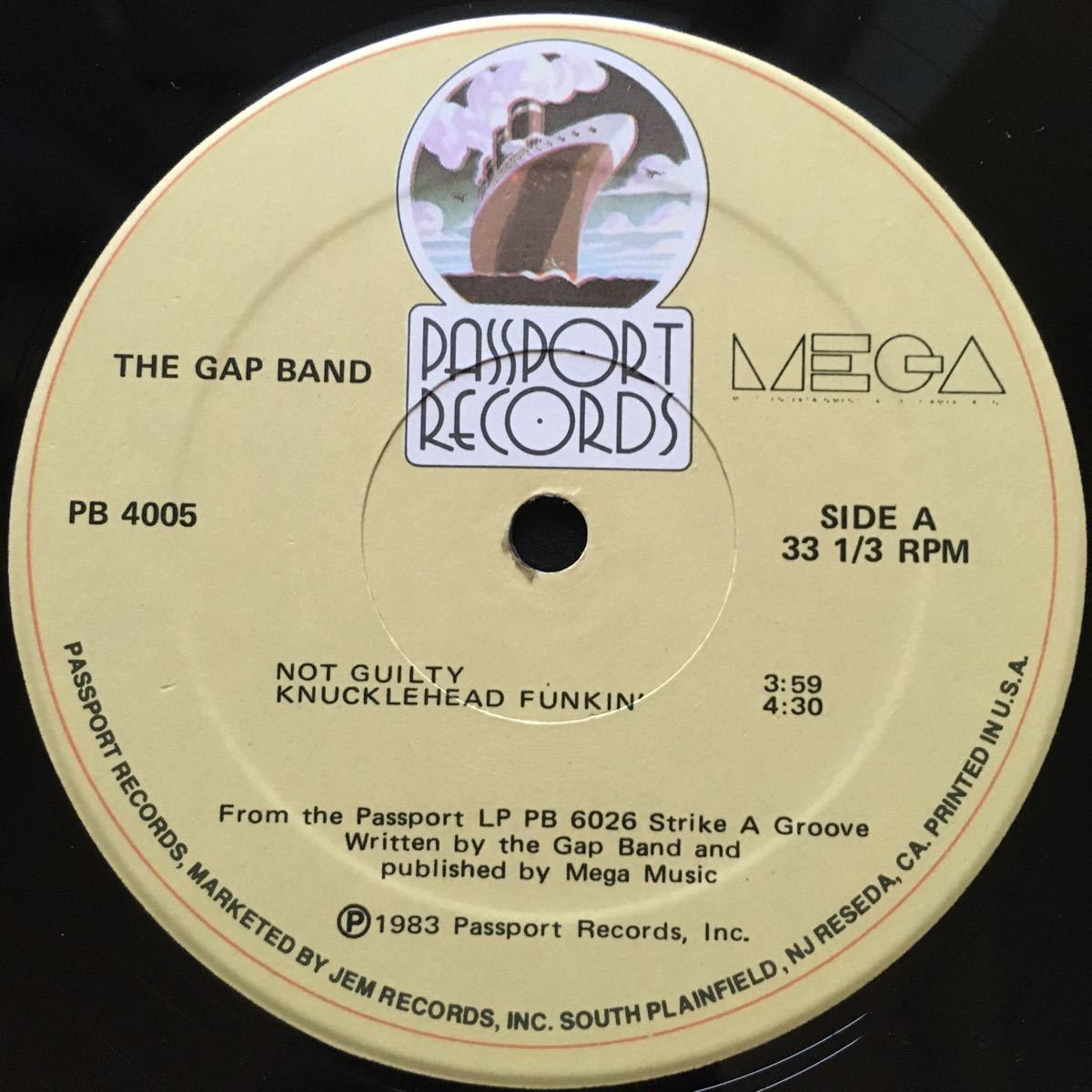 12inch THE GAP BAND / NOT GUILTY_画像5