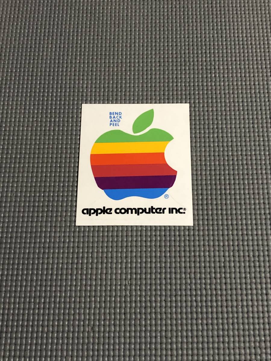 アップル 旧デザイン シール・ステッカー apple computer